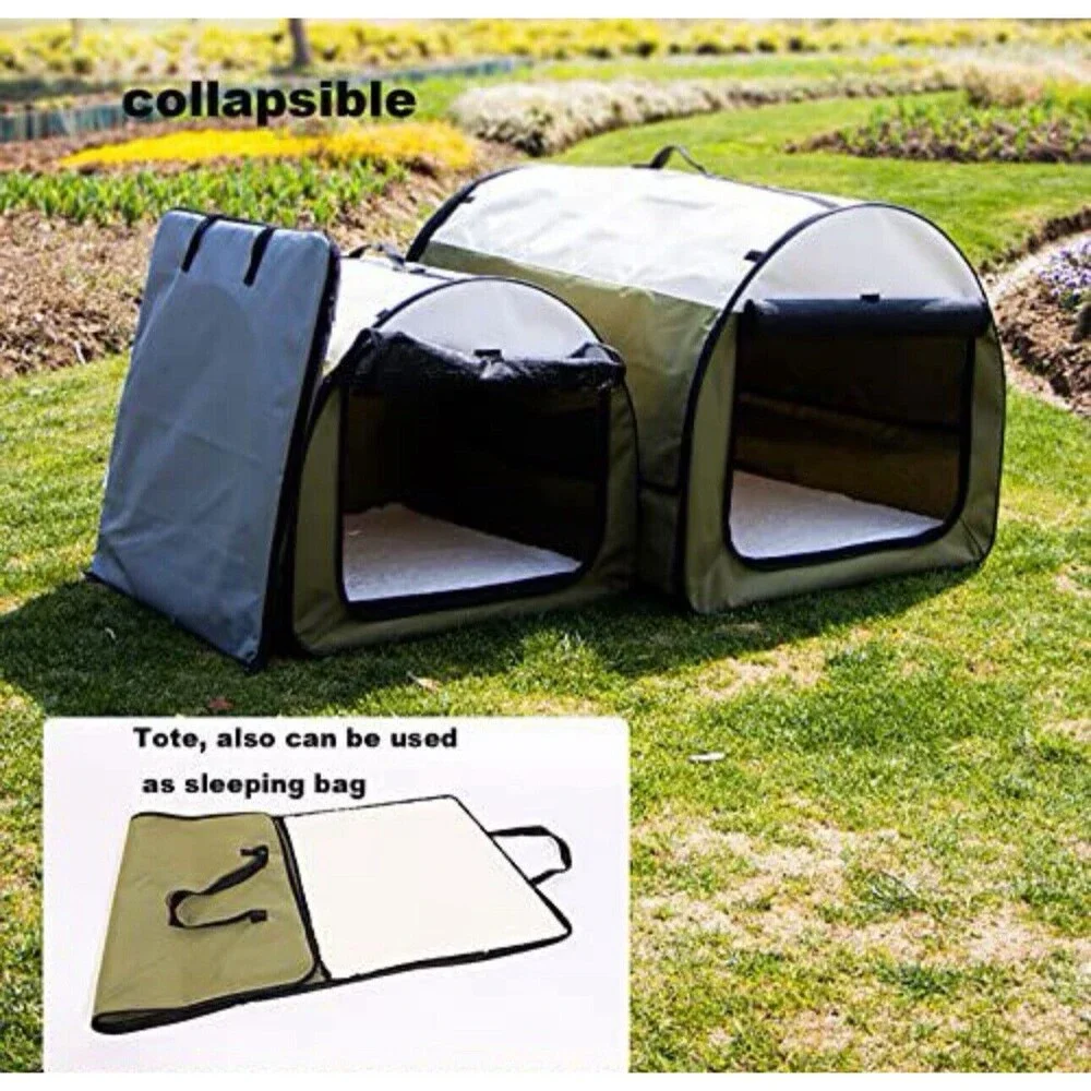 Collapsible Dog Cat Crate Soft Portable Foldable Kennel Car Travel Washable NEW